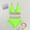 Split Bikini Swimsuit Women's Tight Waist Multi-color Hot