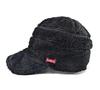 HealthKnit Boa Balloon and Stylish Free 80 Cap, Fluffy, Warm, (JP, Alphabet, Size, Black)