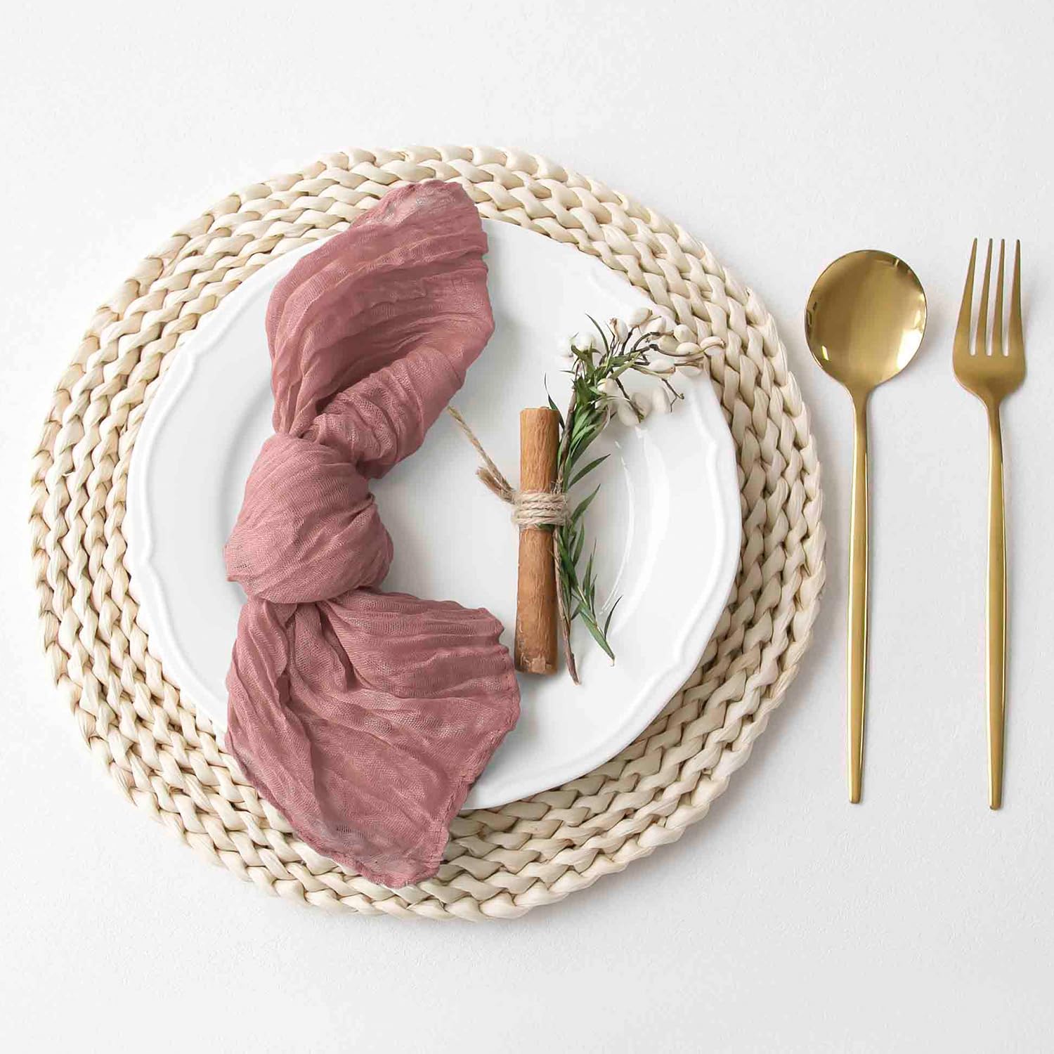 

KIXZSAZ Gift Choice Soft Gauze Napkin For Table Decoration Suitable For Various Occasions Decoration Gauze Napkin Wedding Party