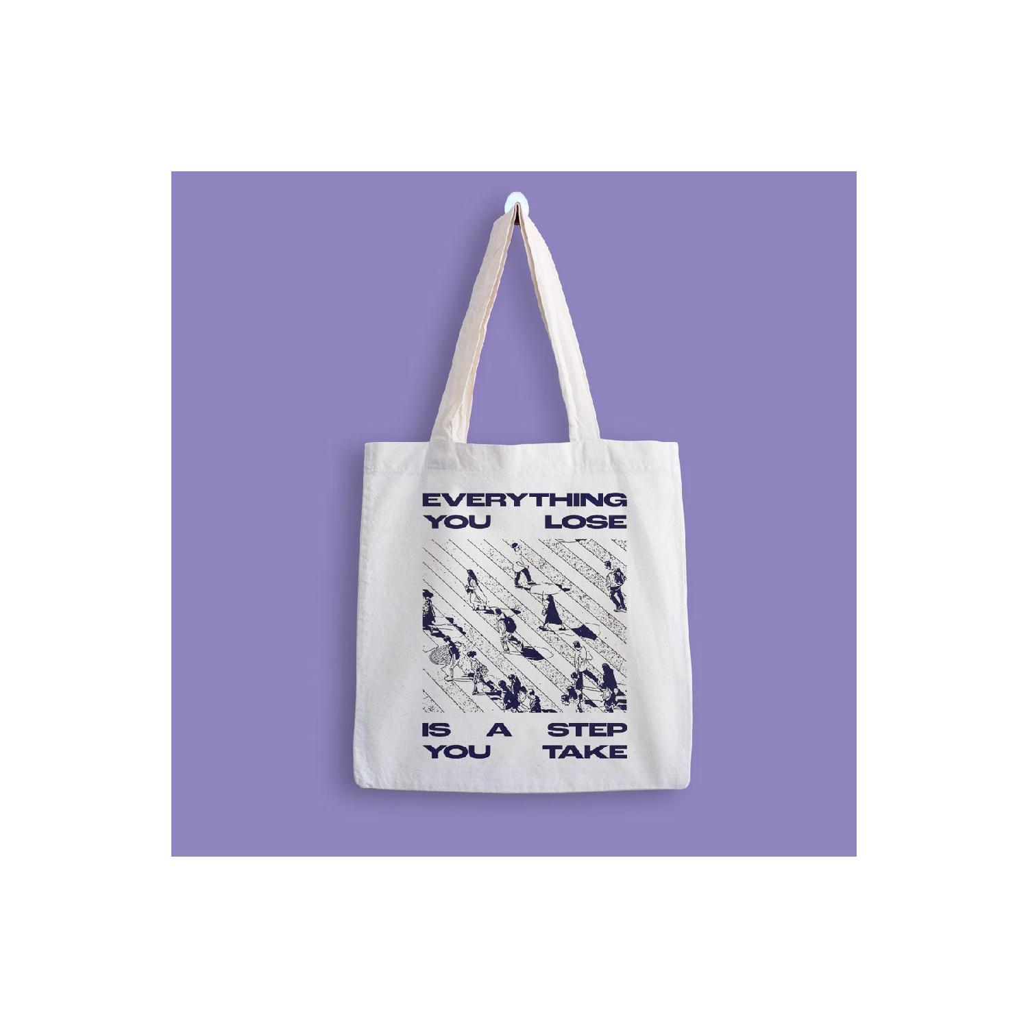 

Everything You Lose Printed Cloth Bag 35 x 40 бежевий