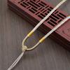 Hand-Woven Gradient Eight-Strand Necklace Cord for Jade and Agate Amulet Pendants