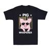 Pig Whisperer Pig Design Great Gift Idea Novelty Pig Graphic Men's T-Shirt
