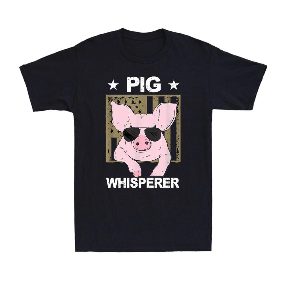 Pig Whisperer Pig Design Great Gift Idea Novelty Pig Graphic Men s T-Shirt XXXL