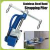 Stainless Steel Cable Tie Gun Stainless Steel Zip Cable Tie Plier Bundle Tool Tensioning Trigger Action Cable Gun with Cutter