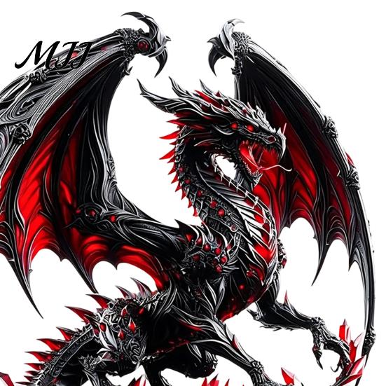 Acrylic Dragon Ornaments Fantasy Statue, Gothic Tabletop Figurine, Mythical Theme Room Decor Desktop Ornament for Office Bedroom Gaming Durable
