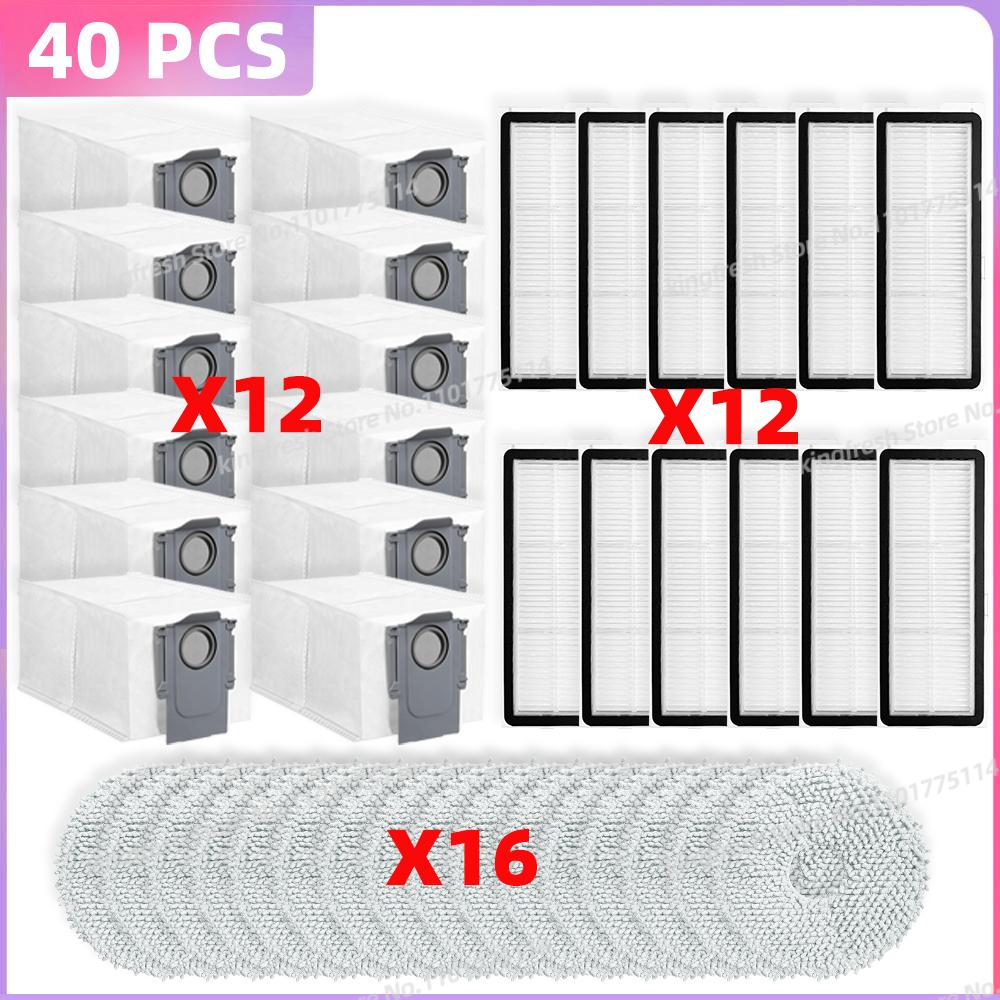 Fit For ( Roborock Qrevo Curv / S5V / S5X / 5A1 / 5XC / 5AE / CurvC / Qrevo C / Qrevo C Pro ) Parts Brush Filter Mop Cloth Bag