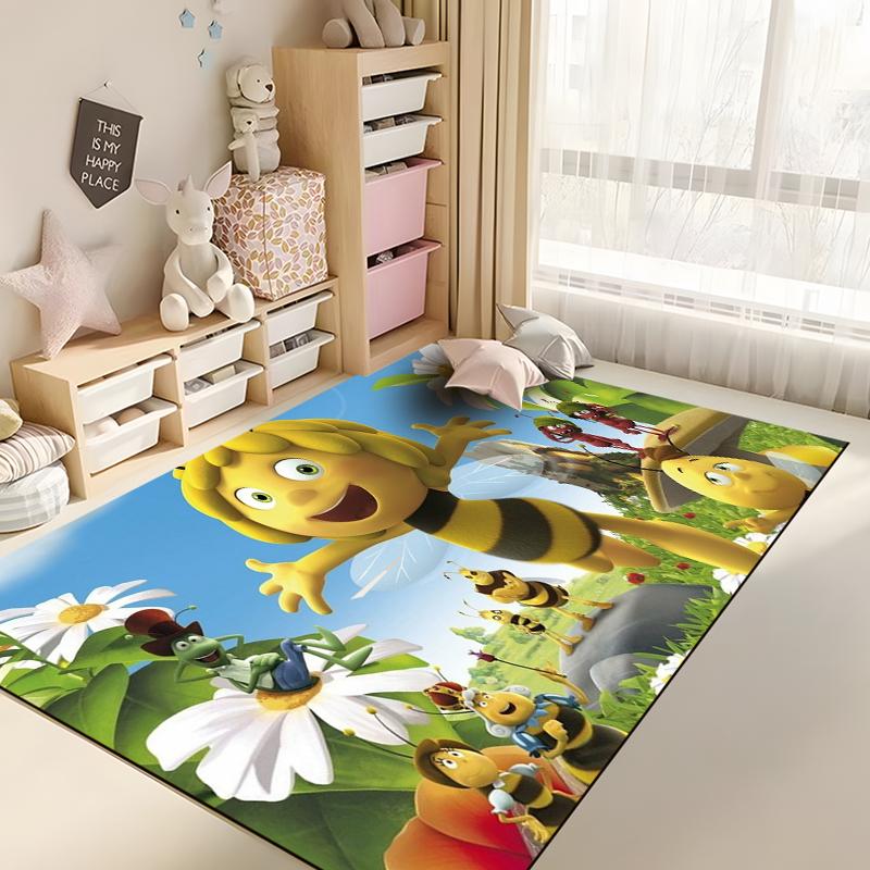15 Sizes Bee M-Maya Rugs for Living Room Bedroom Dining Kitchen Office Bathroom Non-Slip Large Decor Carpet Alfombra Rugs