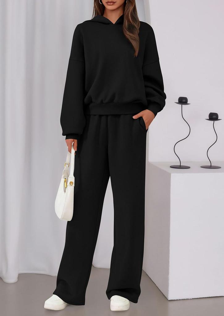 Europe, America and foreign trade 2025 autumn and winter fashion leisure sports suit zipper long-sleeved sweater wide-leg pants two-piece set women