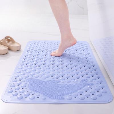 Anti-Rutsch-Matte fürs Badezimmer, Badezimmer-Duschmatte, Duschraum, wasserdicht und sturzsicher, Fußmatte für die Haushaltstoilette mit Saugnapf-Bodenmatte