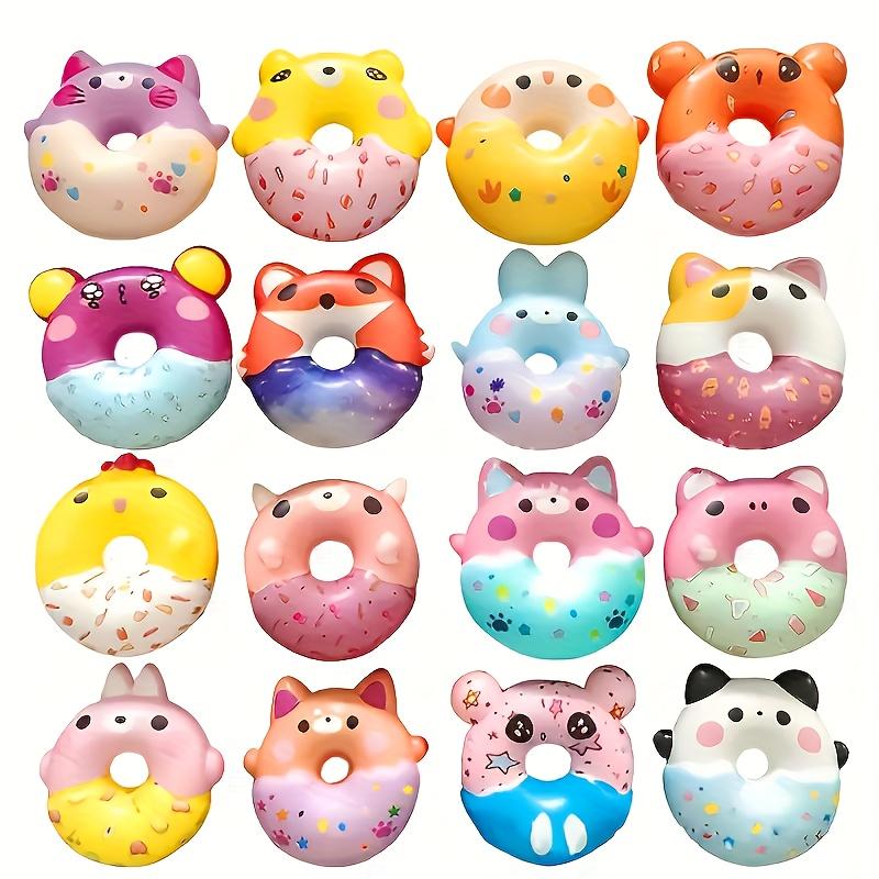 16/32pc Classroom Prize Party and Birthday Gift Bag Assortment Set Donut Slow-Rising Balloon Decorations Funny Pranks Design