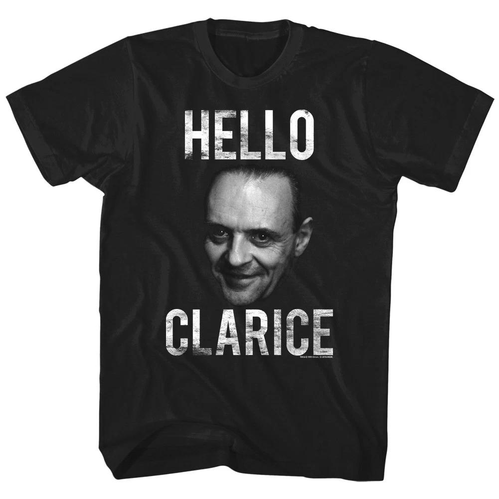 Silence of the Lambs Hello Clarice Men s T Shirt Hannibal Lecter Anthony Hopkins L