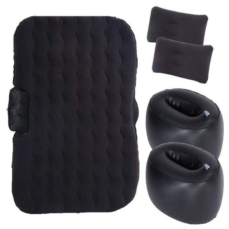 Inflatable Car Back Seat Mattress - Folding Travel Bed for Sedan