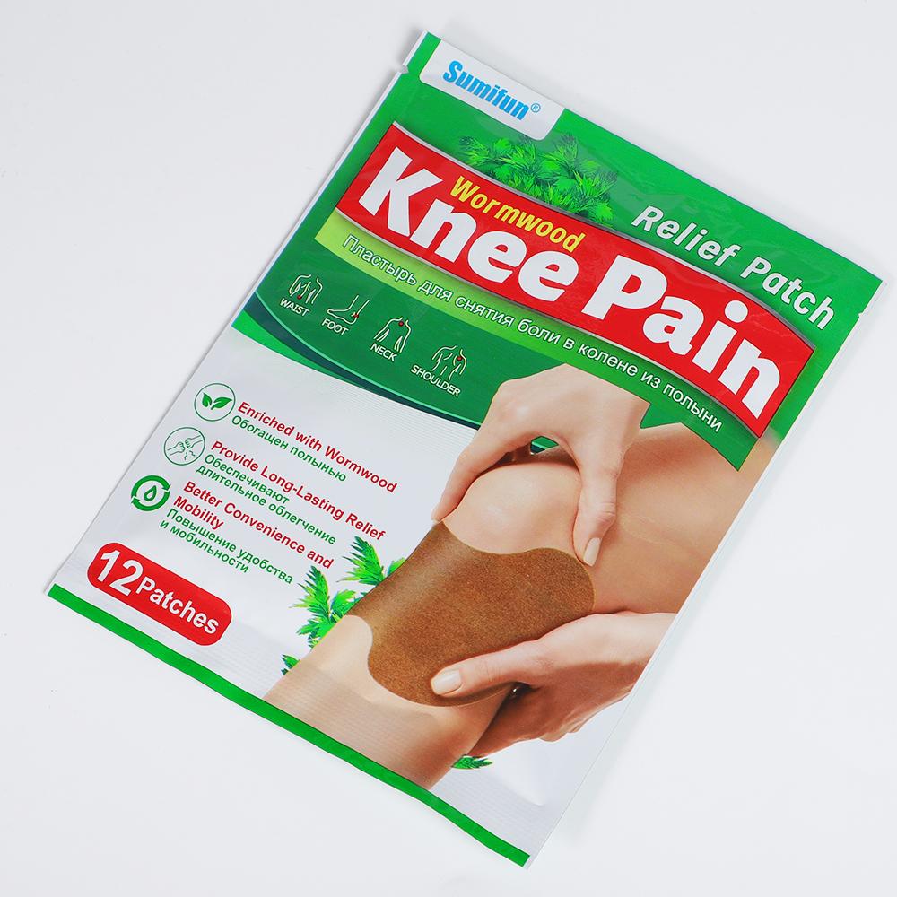 Sumifun Herbal Knee Patch Knee Plaster for Knee Support Adhesive Heat Patches Made with Natural Herbs K00192 Non-Woven Fabric