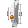 Accident Signals For Circuit Control Systems AC/DC 24V Indication Lights Flame Retardant Plastic Long Working Life 30000h
