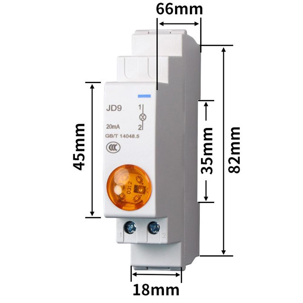Accident Signals For Circuit Control Systems AC/DC 24V Indication Lights Flame Retardant Plastic Long Working Life 30000h