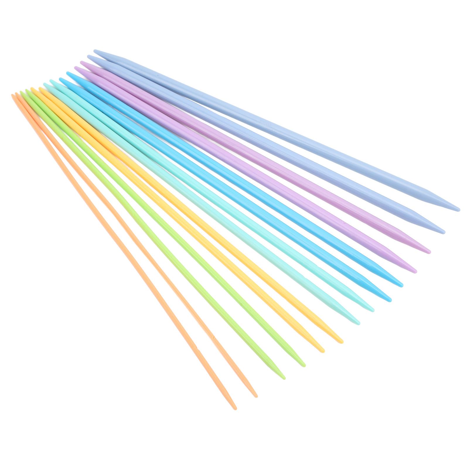 

14 шт. Двусторонние спицы Удобный эргономичный дизайн Пластиковый материал Разные цвета Двойные