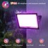 RGB LED Floodlight Remote Control 20W 30W 50W 100W 150W 200W Outdoor Spotlights AC220V Waterproof IP66  Outdoor Ambient Light