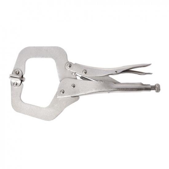 5 Pcs 11" Locking C Clamp Adjustable Pliers Grip With Swivel Pad Vise Jaws