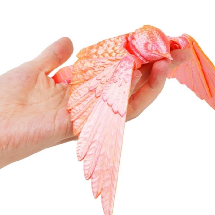 Rândunică imprimată 3D, Articulații flexibile Jucărie Fidgety articulată Statuete realiste de rândunică Ornament pentru decorațiuni de casă și birou