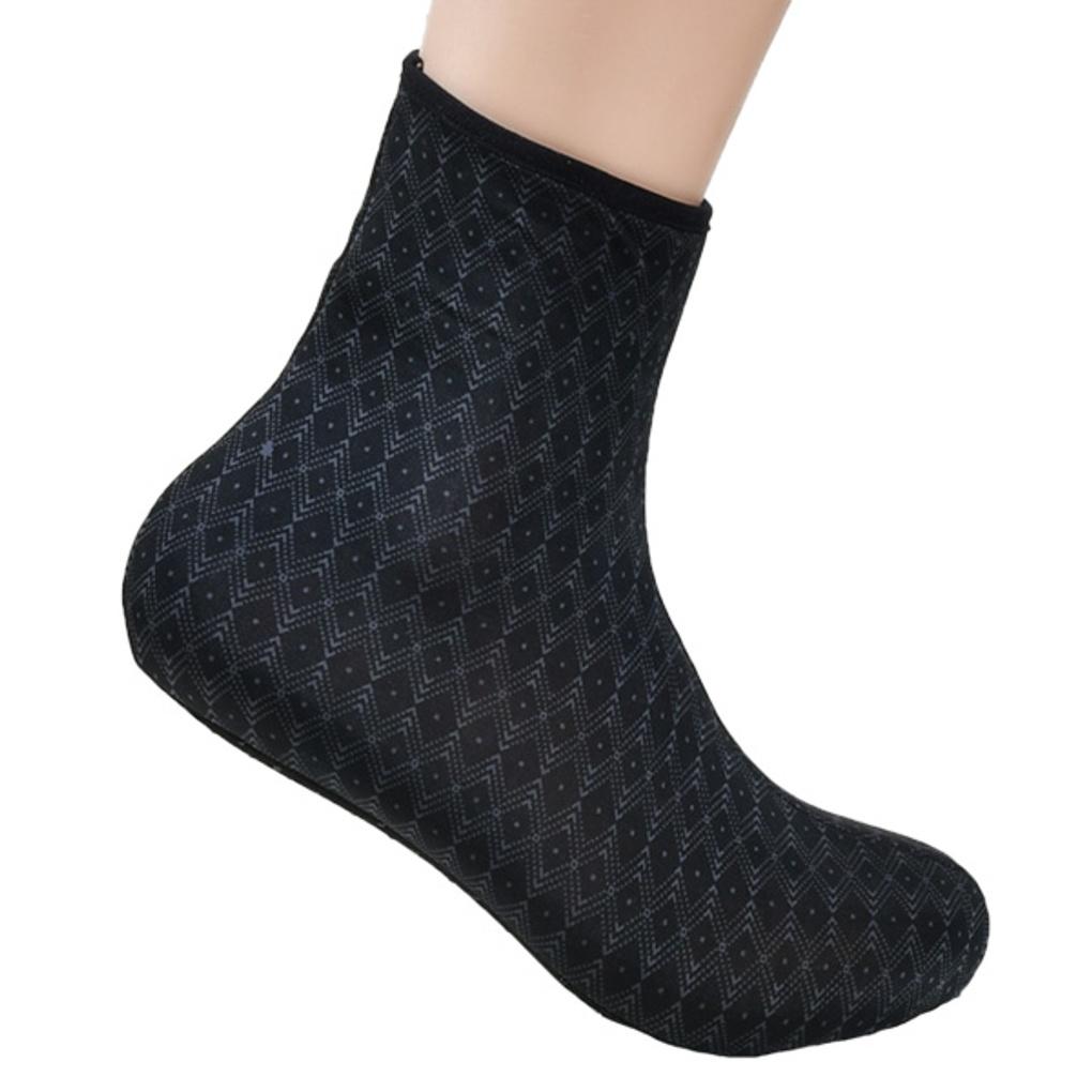 [Croba] 5 pairs of anti-slip, fur-lined, magic-style socks