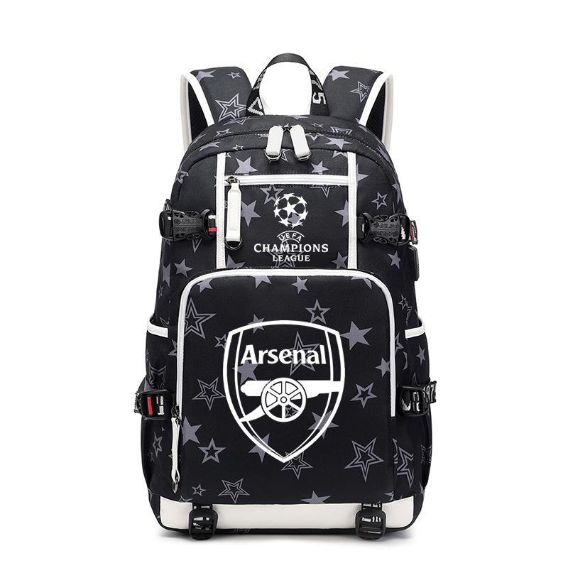 Football Peripheral Camouflage Backpack Student Multifunctional Large Capacity Backpack Leisure Travel Mountaineering Bag