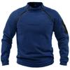Men's Double Sleeve Color Block Tactical Fleece Hoodie for Spring/Autumn