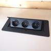 European Standard Silver Pop-Up Power Socket with 1.8m Cord for Meeting Tables