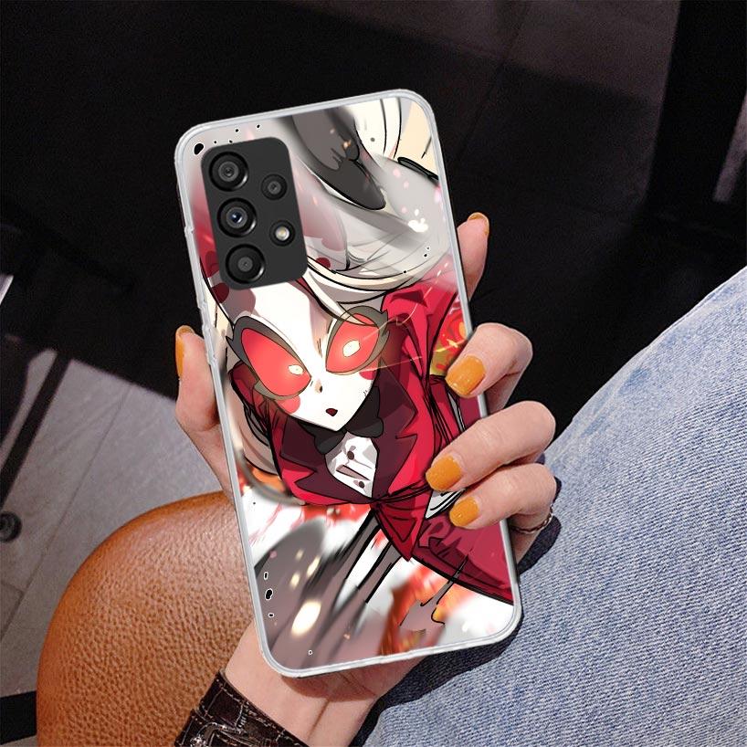 H-Hazbin Hotel Angel Dust Phnoe Case for Samsung Galaxy A17 A37 A57 A16 A26 A36 A56 A15 A14 A13 A55 A54 A53 A35 A34 A33 A25 A24