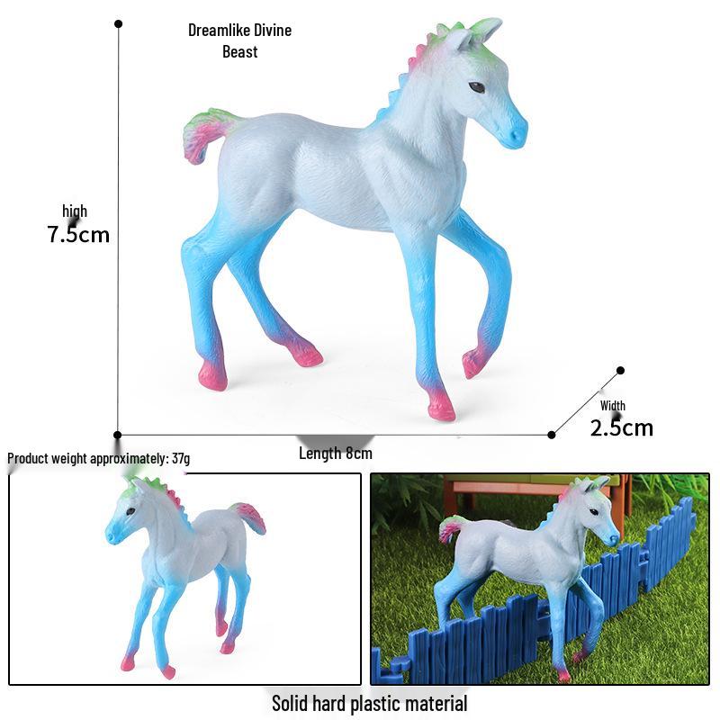 European Mythology Pegasus & Unicorn Children's Toy Figurine Set