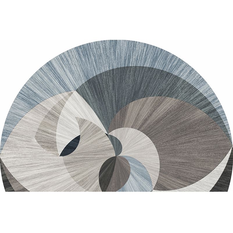 Semi Circular Floor Mat Entrance Door Mat Nordic Minimalist Entrance Carpet Bathroom Anti Slip Mat