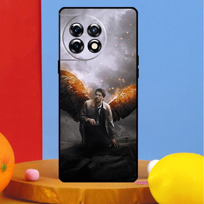 Supernatural Castiel Angel Cover For OnePlus Nord CE 4 2 3 Lite N30 N10 N20 OnePlus 13R 13 12 12R 11 10 Pro 10T 8T Case
