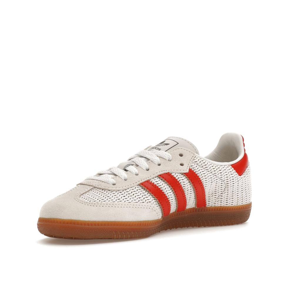 Adidas Samba OG Kristallweiß Preloved Rote Unisex Sneakers Gum IG1380