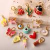 Cartoon Color Oil Drop Pendant Accessories Cute And Diverse Ice Cream Flower Diy Earrings Pendant