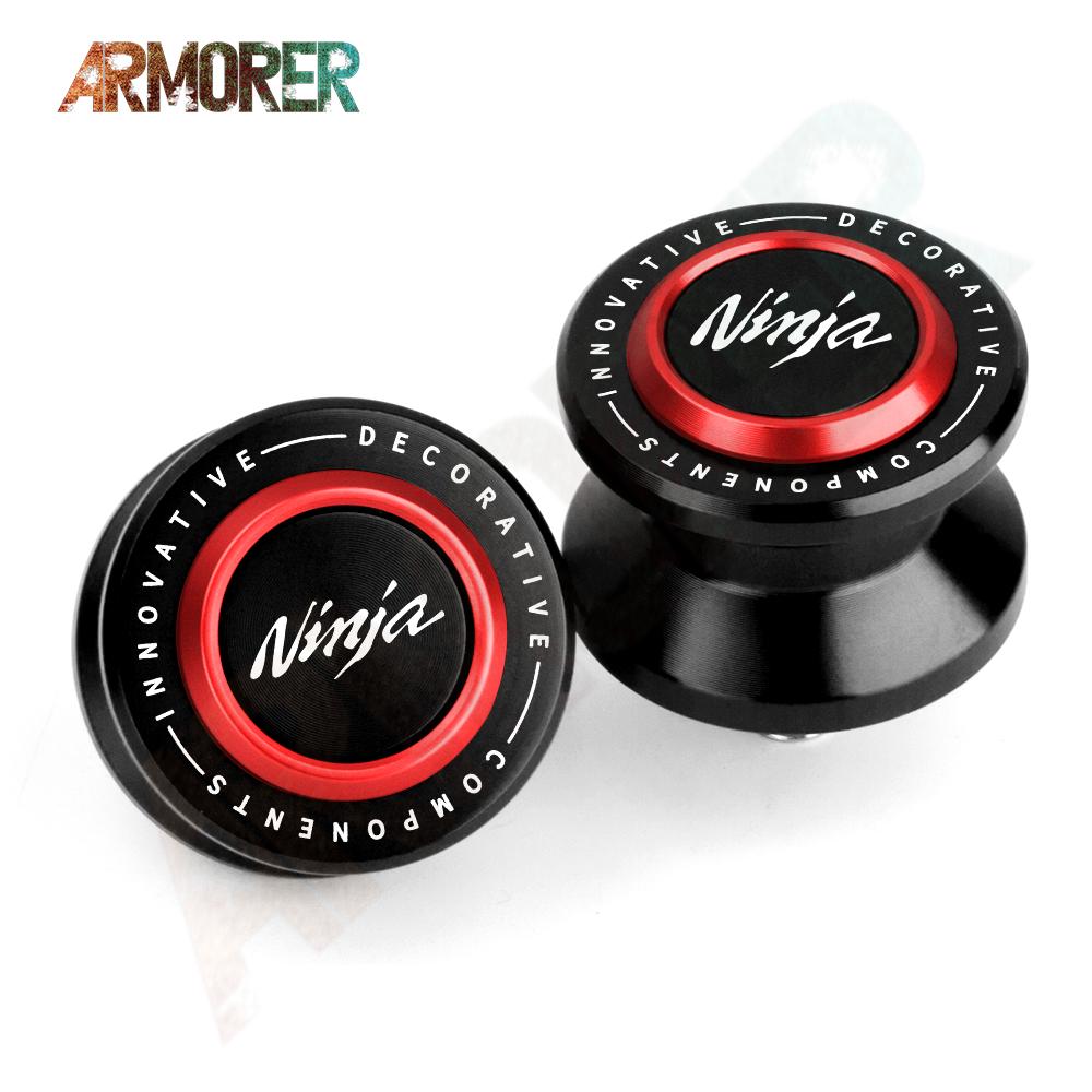 Swingarm Spools Slider Stand Screw Motorcycle Accessories For KAWASAKI NINJA ZX6R ZX10R NINJA 400 650 1000SX 1000 SX NINJA