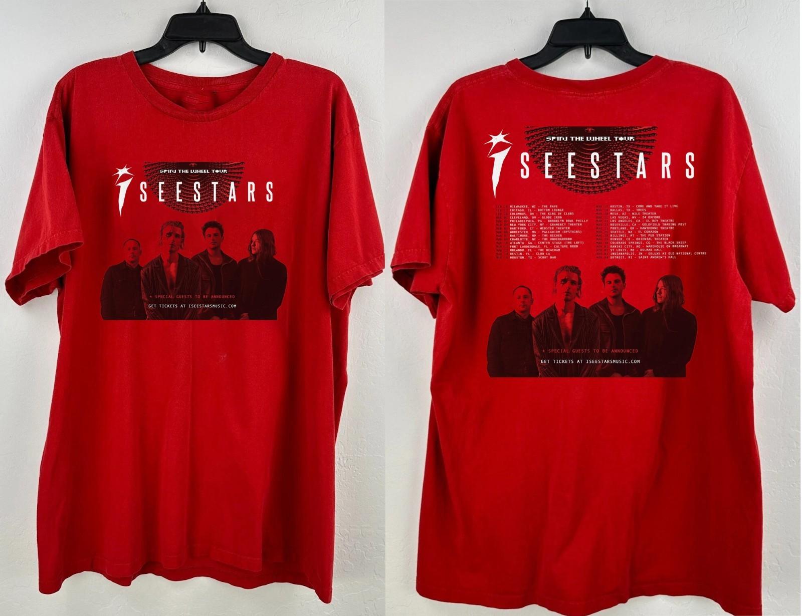 I See Stars announce 2026 US tour 2side Shirt red full size CS443 S