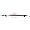 Trunk Spoiler Compatible with Universal Cars IKON Style Glossy Black ABS Spoiler Wing Body Kit with Integrated 3rd Brake Light