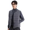 Snow Flying Men's Lightweight Pure Color Round Neck Down Vest