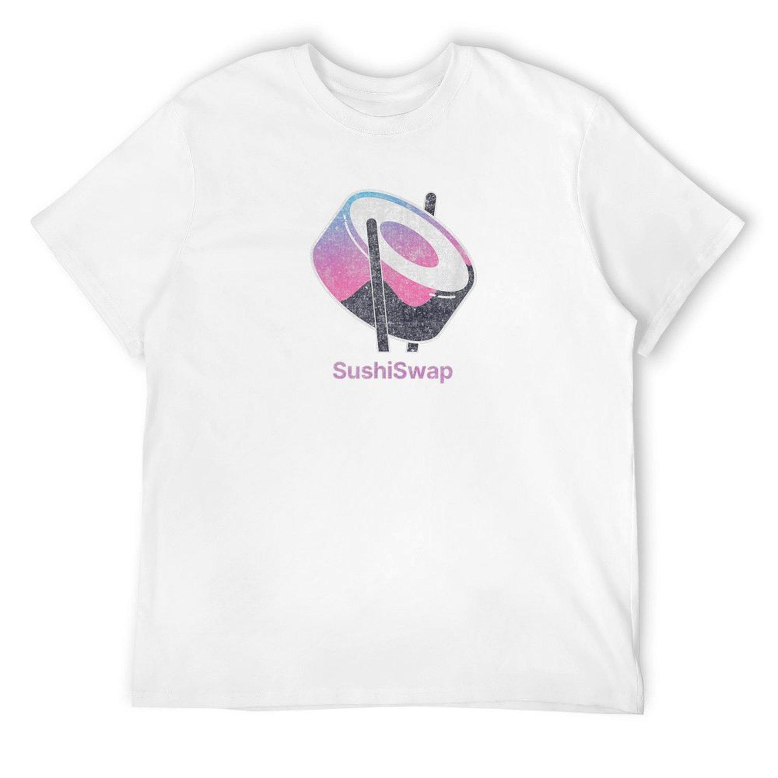 SushiSwap SUSHI Altocoin Ethereum DEX Exchange Crypto Swap T-Shirt vintage graphic tee plus size clothes t shirt men cotton S
