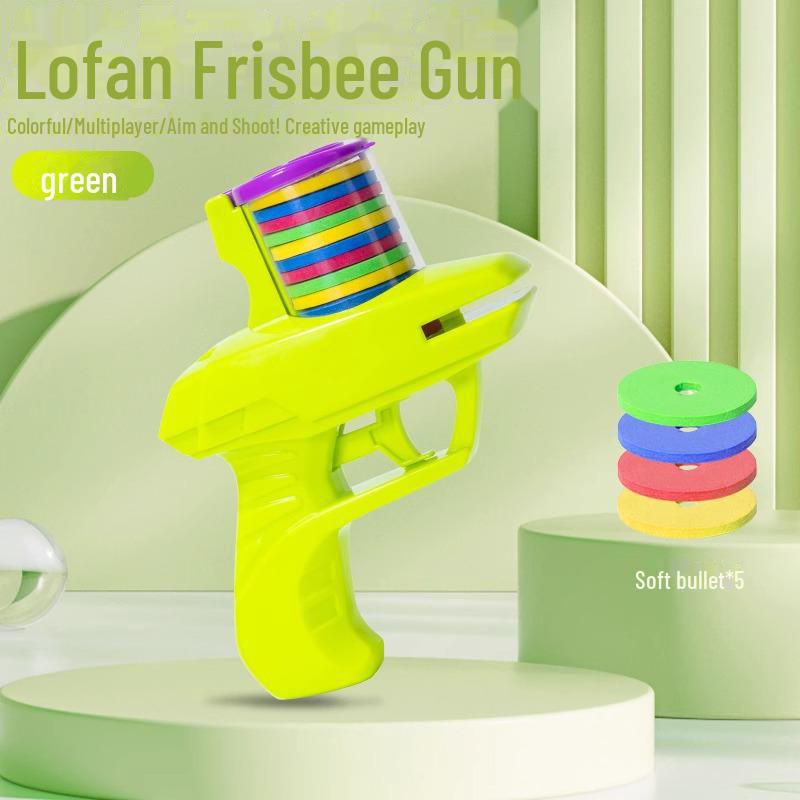 Kids' Interactive UFO Soft Bullet Gun - Parent-Child Shooting Toy with EVA Carrot Design