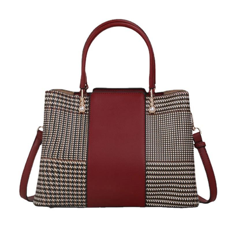 Bag Handbag Women's Bag New Atmospheric and Fashionable Handbag Women's Bag Mother Bag Women's Bag