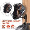 Motorcycle Helmet Rack Wall Mount Metal Hat Bike Helmet Holder Double Hook  Display Helmet Hanger Stand Motorcycle Accessories