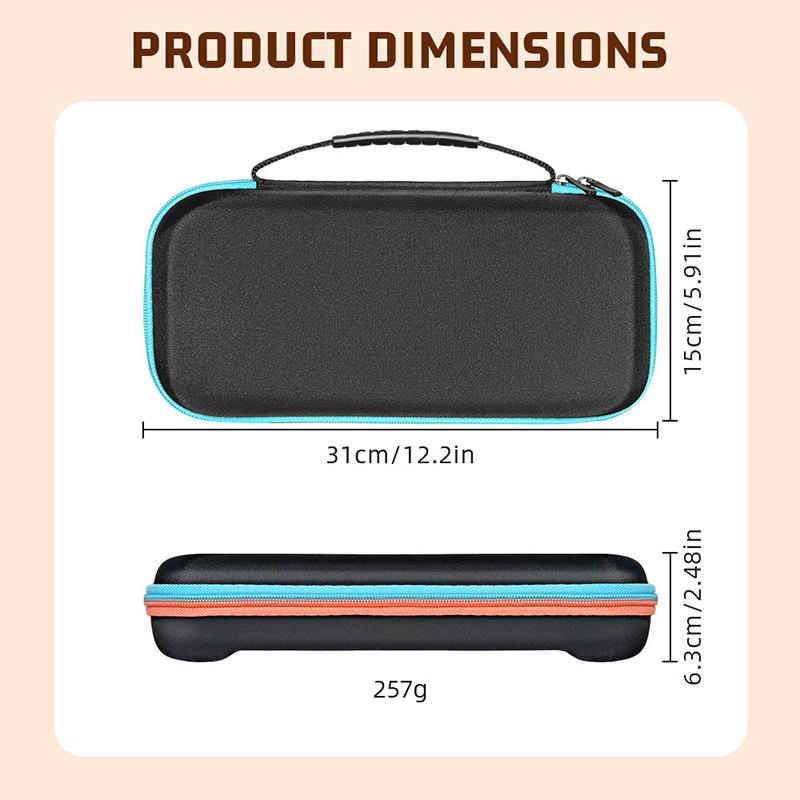Hard Shell Carry Case for Switch 2 Console Durable Design for Active Lifestyles and Safe Travels