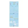 Fluorescent!! MG MGEX MGSD FM HiRM 1/100 Robot MS Ensha Detail Up Water Transfer Decal (for MG 1/100 Red Rickdom) [Parallel Import]