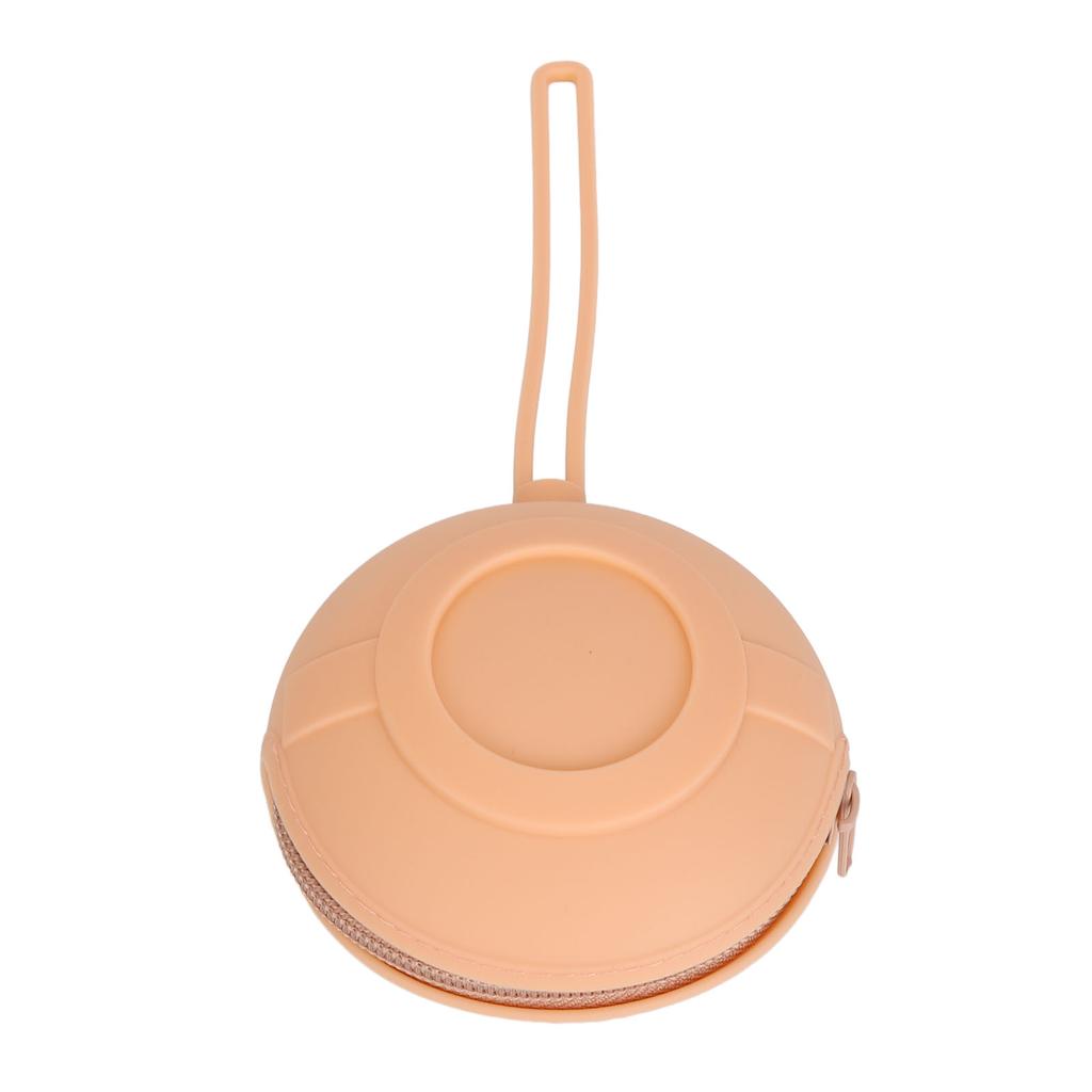 Silikon-Kopfhörer-Organizer Kleiner Reißverschluss Tragbare Handschlaufe Datenkabel Kopfhörer-Aufbewahrungstasche