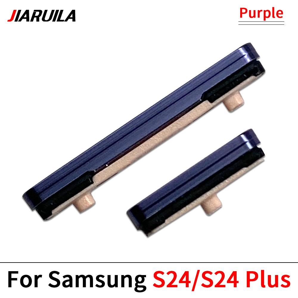 NEW For Samsung S23 / S24 S23 Plus / S24 S23 Ultra Side Volume Button + Power ON / OFF Buttton Key Set Replacement Parts