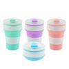 1pcs Collapsible Coffee Cups For Travel ,350ml Reusable Silicone,purple
