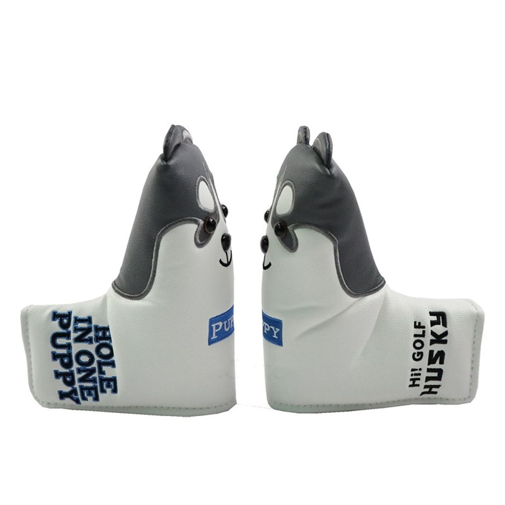 For Hybrid Club Head Protector Husky Design Golf Putter Cover Wood Head Covers Golf Club Headcover
