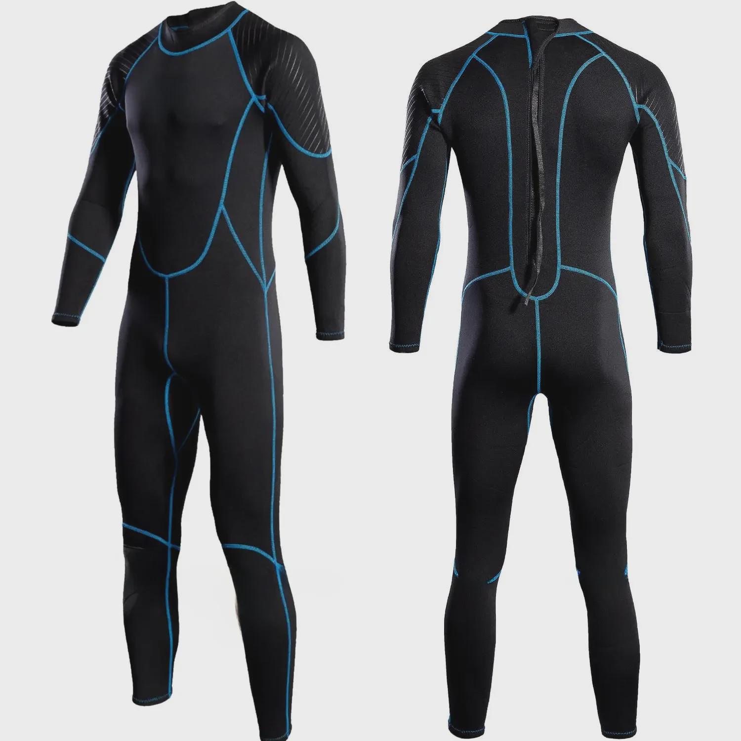 

Мужской гидрокостюм 2 мм: Теплый, цельный комбинезон для серфинга, падлбординга, катания на моторных лодках, плавания, зимнего сноркелинга — защита от холода. XXL