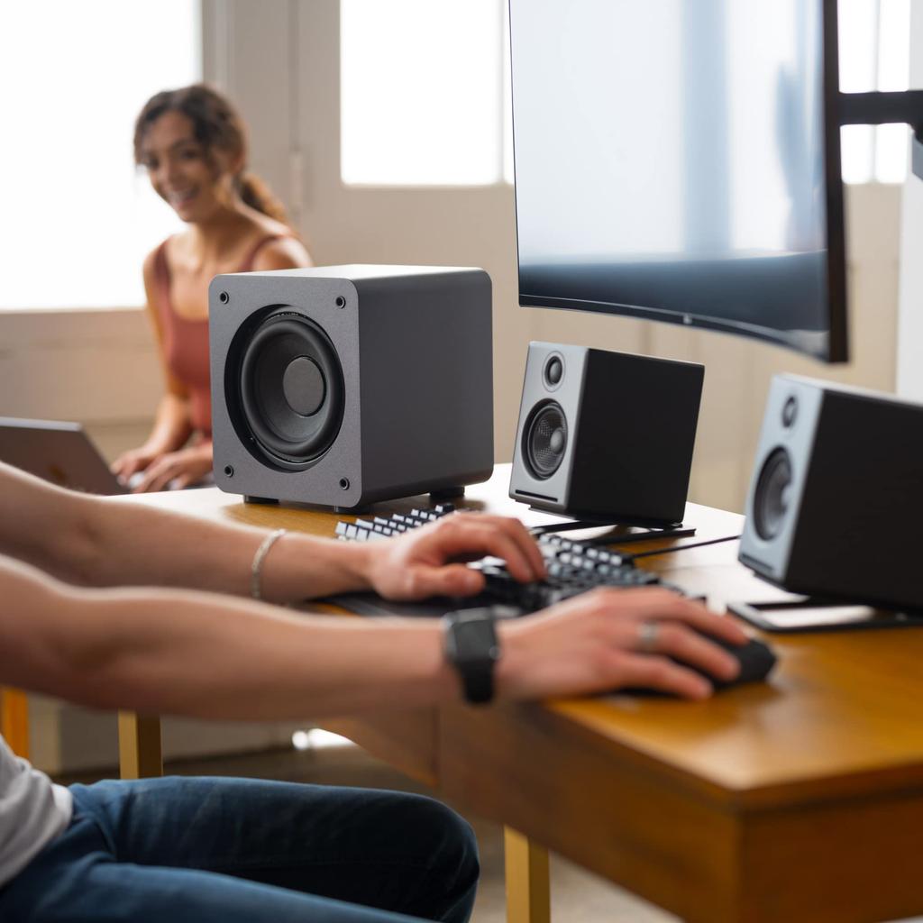 S6 Compact Powered Subwoofer Maximum Output 210W ]Audioengine