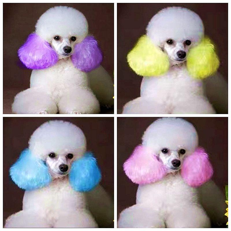 100g Semi-permanente Haarfärbcreme für Hunde, hochpigmentiert, bunte Hundefell-Aufhellung, Farbstoff-Pigment-Zubehör für Zuhause